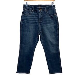 J. Crew‎ NWT Curvy Classic Vintage Jeans Women 29P Blue High Rise Straight Denim